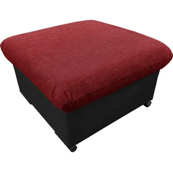 Taburet Taburet COOL | 68x68x42 cm | bez úložného prostoru | červeno černá 09/15