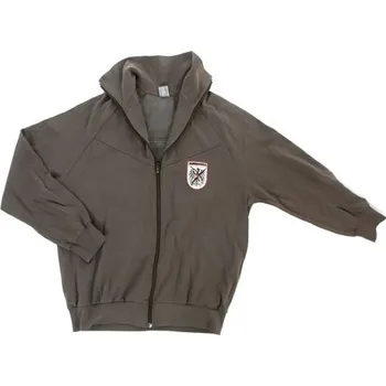 Pánská mikina Mikina tepláková RAKOUSKÁ ZELENÁ použitá