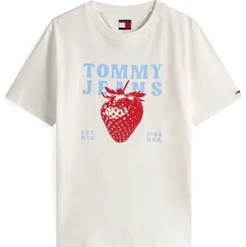 Dámské tričko Tričko Tommy Jeans Ecru 1143510 8 (XS)