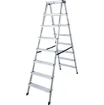 Oboustranné hliníkové schůdky Dopplo 2x8 stupňů