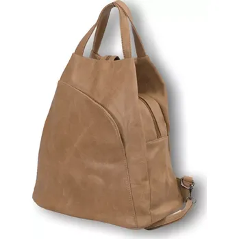 Městský batoh Dámský světle hnědý batoh Pelletteria Beta O1496