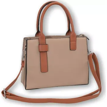 Kabelka Dámská hnědá elegantní kabelka Amalia do ruky i na rameno O1474