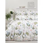 Prodloužené krepové povlečení Renforcé - Carlotta bílá