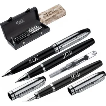 Luxusní sada per Mark Twain Trilogy v dárkové krabičce