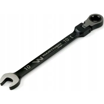 Klíč Očkoplochý klíč 10 mm s ráčnou (72 zubů) a kloubem Waryński WARYŃS