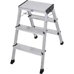 Hliníkové schůdky s kolečky Rolly 2x3