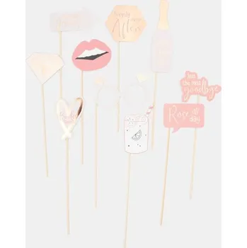 Karnevalový doplněk Sinsay - Fotodoplňky na rozlučku se svobodou - pastelová růžová - 962AN-03X - 962AN-03X-ONE-1