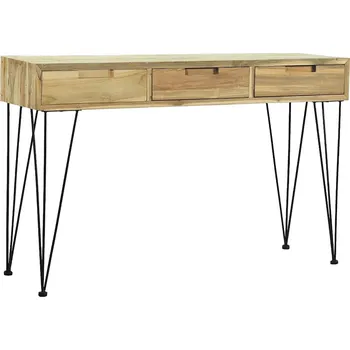 Toaletní stolek Nabytek XL Odkládací stolek, masivní teak, 120x35x76 cm 244573