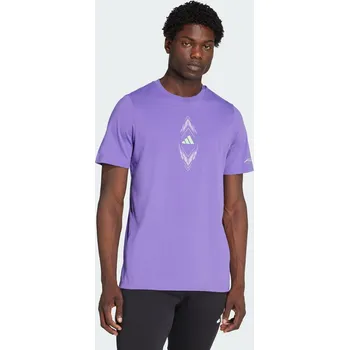 ADIDAS Tričko F50 Graphic 2XL FIALOVÁ