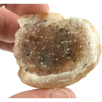 Sběratelství Geoda peříčkový achát z Brazílie 40g