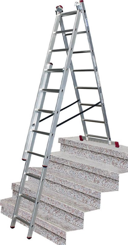 Žebřík třídílný mnohoúčelový Corda TR 3x8 příček