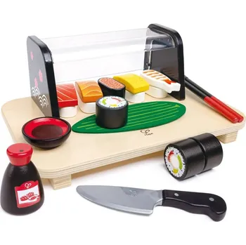 Dřevěná hračka Kuchyň - Příprava Sushi hrací set (Hape) - Novinky