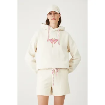 Pánské kraťasy Teplákové šortky Medicine RS25.SZD072 béžová 02X, vel. L