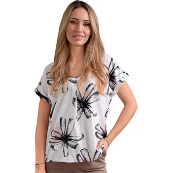 Dámská halenka 1222_04 HAJDAN Barva/Velikost: bílá / XXL/3XL