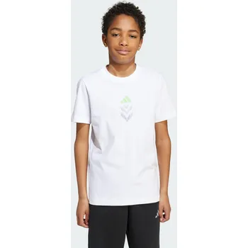 Pánská móda ADIDAS Dětské tričko s grafikou F50 10 LET BÍLÁ