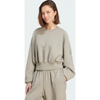 Dámská mikina ADIDAS Mikina Adidas ve volném střihu 2XL ŠEDÁ