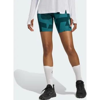Pánské kraťasy ADIDAS Šortky Terrex Multi 8-Inch Tight Printed S ZELENÁ