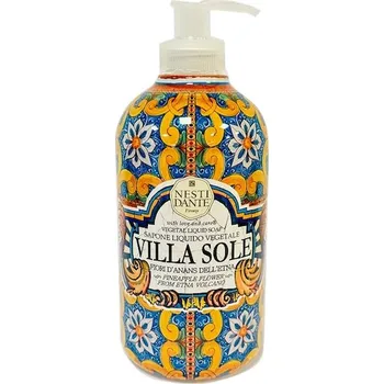 Mýdlo Nesti-Dante-Firenze Mydlo-a-sprchovy-gel Villa-SoleAnanasové květy ze sopky EtnaFiori D'Ananas dell'Etna Tekuté mýdlo 500 ml (516,00 Kč / 1 l)