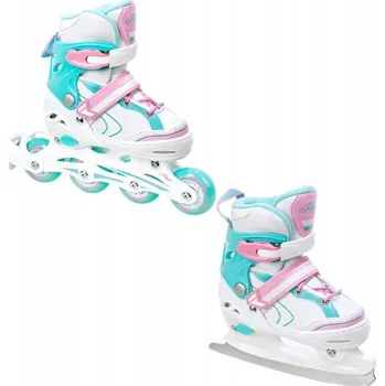 Kolečkové brusle Raven Lia 2v1 EU 34-37, dámský (se zoubky) + DÁREK