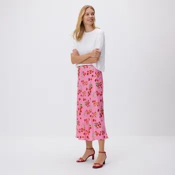 Dámská sukně Reserved - Vzorovaná midi sukně - vícebarevná - 540HV-MLC - 540HV-MLC-L