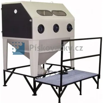 dílenský stroj Pískovací box (kabina) PK-TTB150 - tlaková, s podestou PK-TTB150 Pískovací box (kabina) PK-TTB150 - tlaková, s podestou
