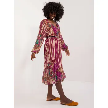 Dámské šaty Šaty DHJ SK 10536N 6.47 fialová jedna velikost