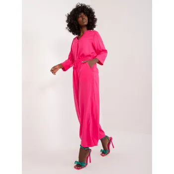 Dámské kalhoty Kalhoty D73761M62237D fuchsiová XS