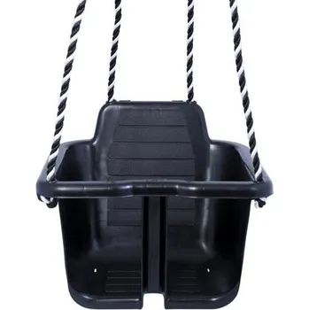 Dětské hřiště Huśtawka dziecięca ze sznurkami czarna
