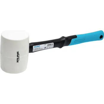 Kladivo XTLINE Palička gumová bílá - sklolaminátová násada | 85 mm -: -