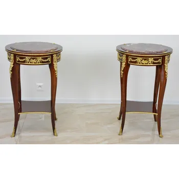 Souprava šperků Zámecké stolečky s mramorem zdobené bronzem - set