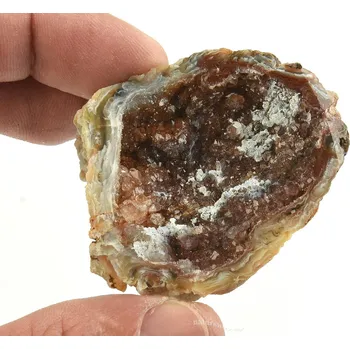 Sběratelství Geoda peříčkový achát z Brazílie 29g