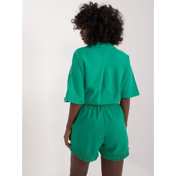 Dámské kraťasy DHJ šortky SN 5536.34X zelená jedna velikost