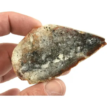Sběratelství Geoda peříčkový achát z Brazílie 55g