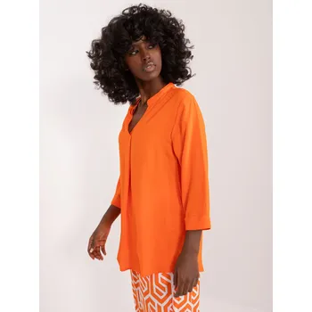 Dámská košile Halenka D73761M11174A oranžová S