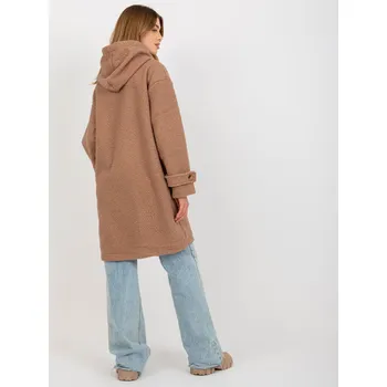 Dámský kabát RV Coat PL 8449.98P světle hnědá L/XL