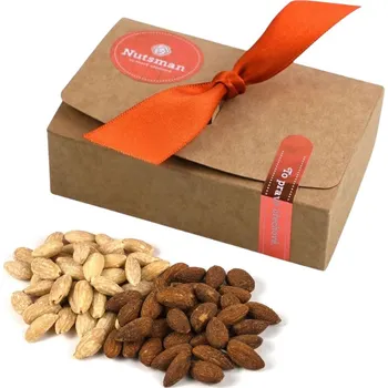 NUTSMAN degustační sada DUO - mandle pražené solené + mandle uzené 2 x 70 g