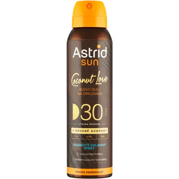 Přípravek na opalování Astrid Sun Coconut Love suchý olej na opalování SPF30 150 ml