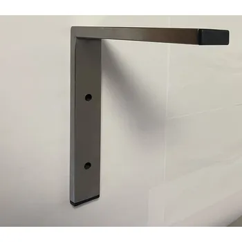 Držák na polici Nerezová konzole na zeď (držák) 40x15x1,5 Brus 250x250mm