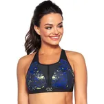 Modrá vzorovaná sportovní podprsenka Ava Active Naomi Velikost: 80B