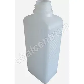 Láhev 310-70520 HDPE LÁHEV 100 ML NATUR HRANATÁ ÚZKOHRDLÁ, BEZ UZÁVĚRU