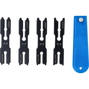 Bateriové kleště Stahovák na pojistné kroužky E-ring 6,7,8,9mm 4v1 BGS B.9199