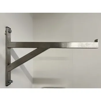 Držák na polici Nerezová konzole na zeď (držák na rakev)jekl 40x40x2, jekl 40x15x1,5 1000mm