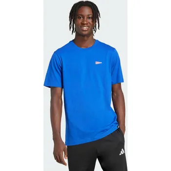 Pánské tričko ADIDAS Tričko Pennant Trim Graphic Tee XL MODRÁ