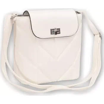 Kabelka Dámská bílá malá elegantní kabelka David Moda O1457