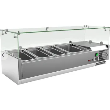 MCH 3120 - Vitrína chladicí pultová 1x GN 1/2 + 3x GN 1/3 Red Fox
