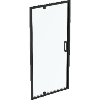 Sprchové dveře Ideal Standard Connect 2 - Pivotové sprchové dveře 100 cm, černá/čiré sklo K9272V3