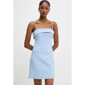 Dámské šaty Šaty Answear.LAB modrá barva, mini 12323.tos 55X, vel. M