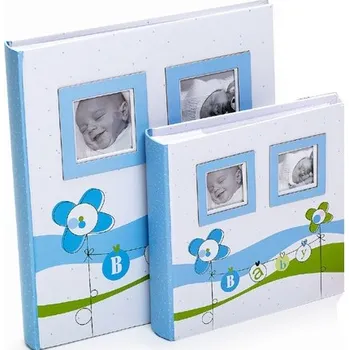 Fotoalbum Dětské fotoalbum na růžky LUCKY BABY 29x32/60 modré kph