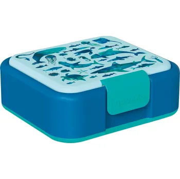 Svačinový box QUOKKA plastový box na svačinu TWIST KIDS SEA ANIMALS Bezpečné potraviny