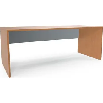 Psací stůl Viva 2 Kancelářský stůl Viva, 200 x 80 x 75 cm, rovné provedení, buk/šedý